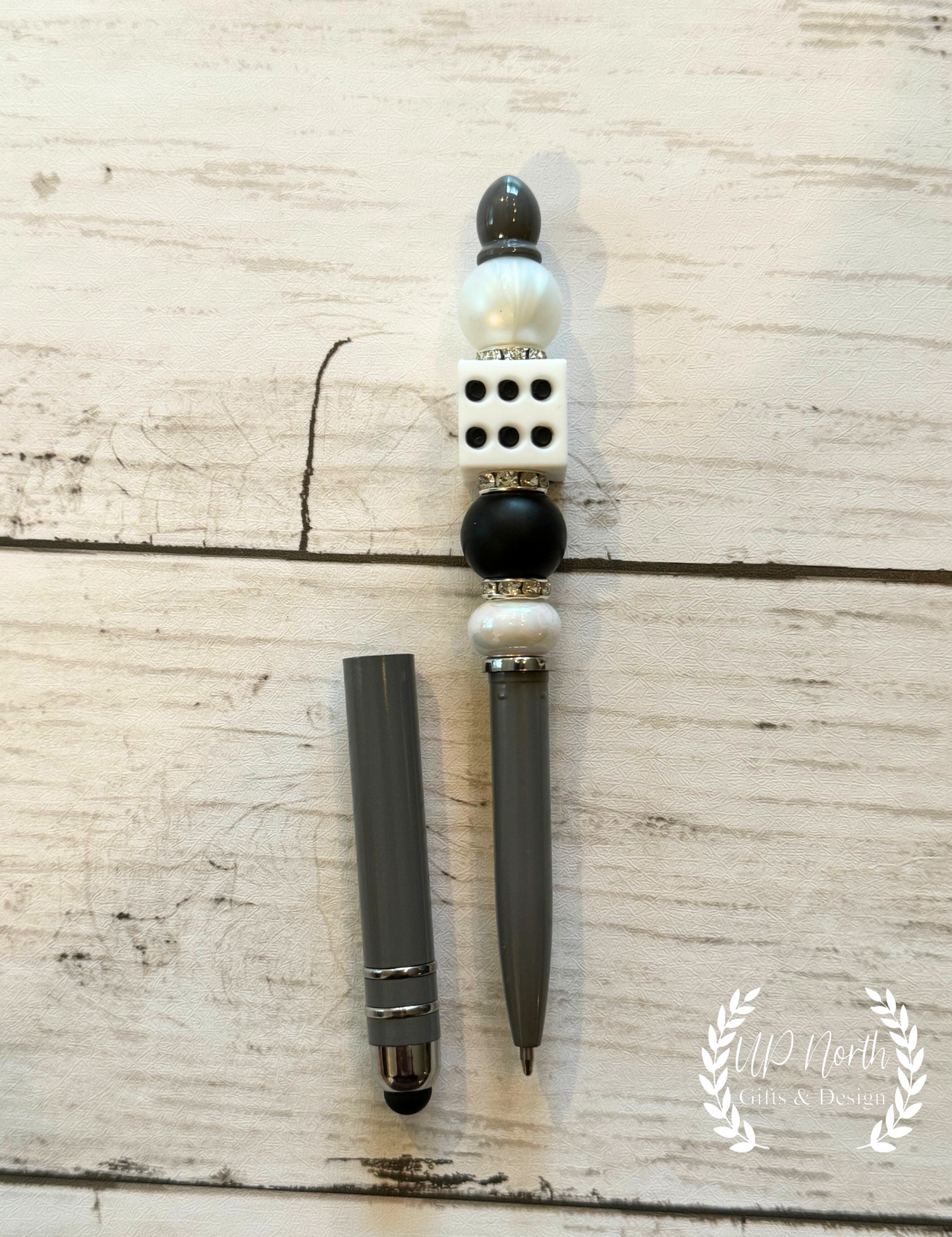 Dice Themed Gift Set, Keychain, Stylus and Stylus Pen Set