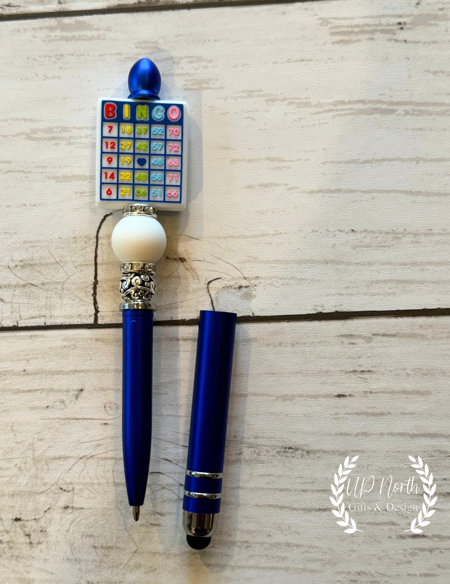 Bingo Themed Gift Set, Keychain, Stylus and Stylus Pen Set