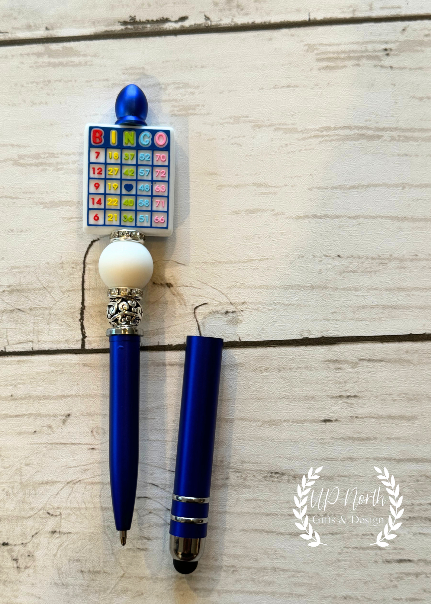 Bingo Themed Gift Set, Keychain, Stylus and Stylus Pen Set