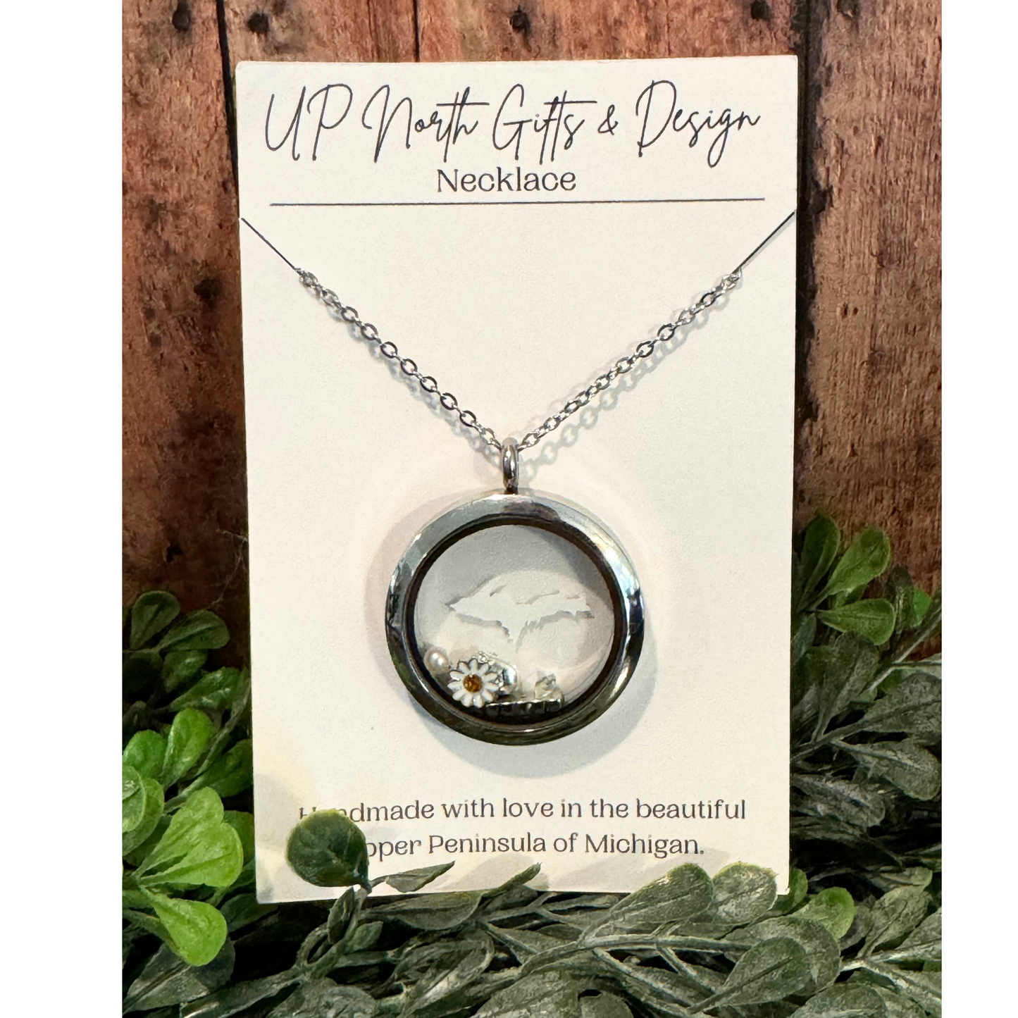 U.P. Stainless Steel Mom Locket With Metal Charms