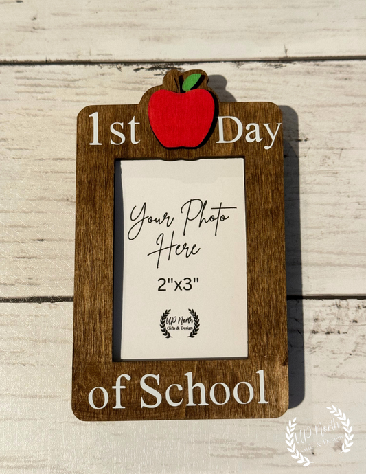 1st Day of School Photo Frame Magnet