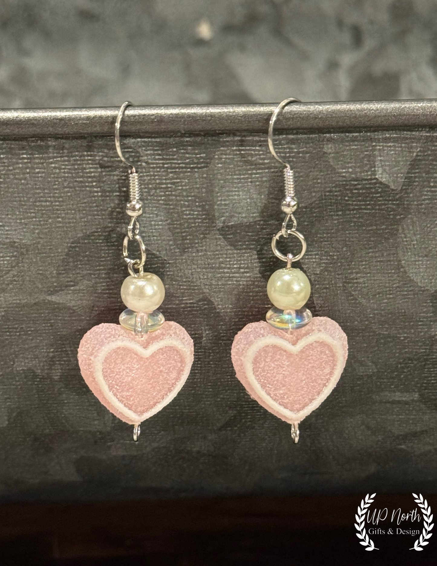 Candy Heart Dangle Earrings