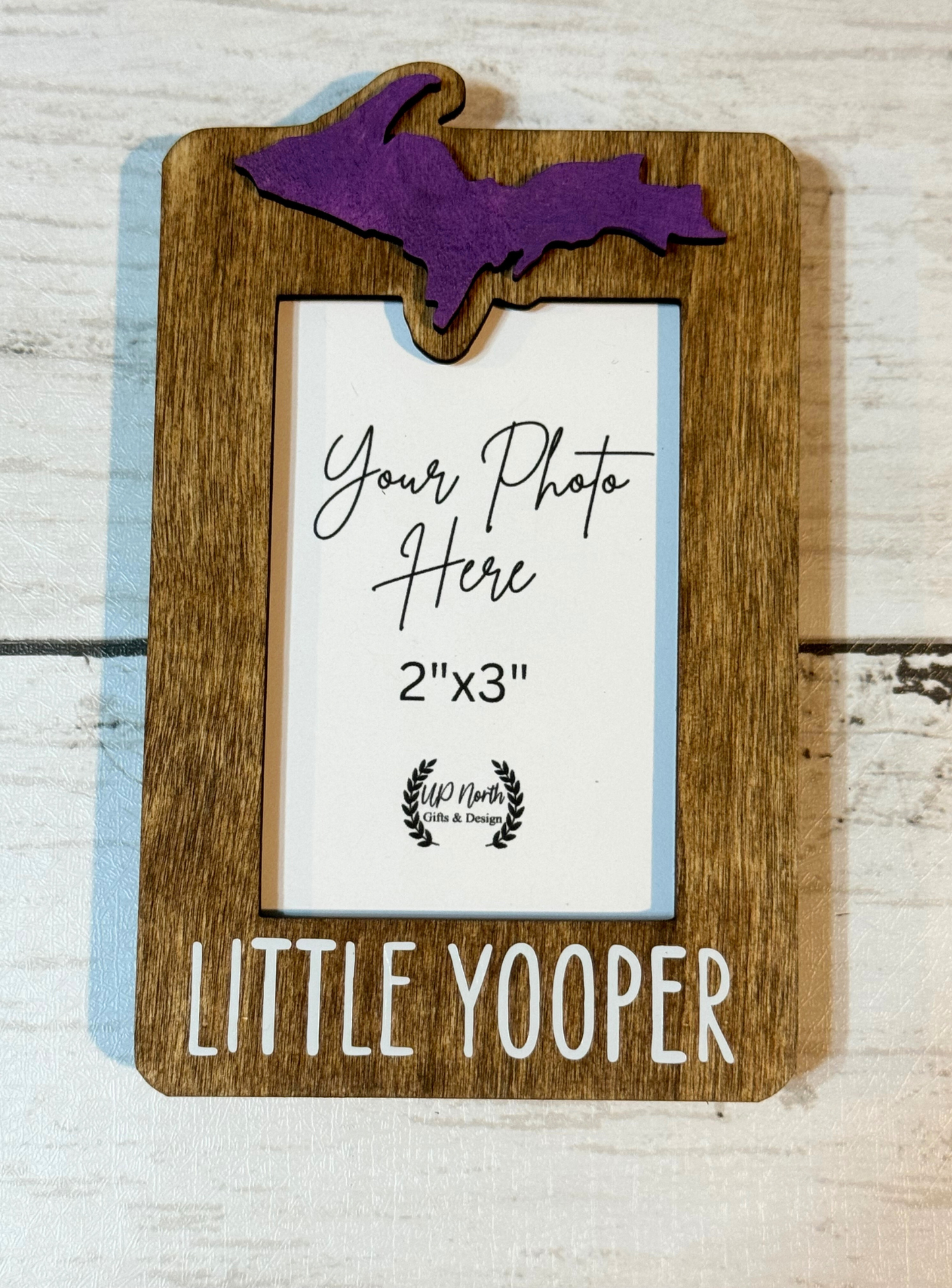 "Little Yooper" Baby Photo Fridge Magnet