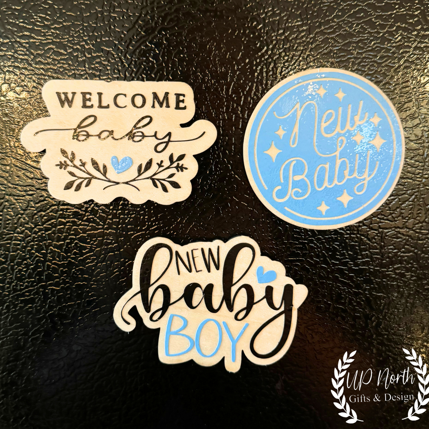 Baby Boy Magnet Set of 3