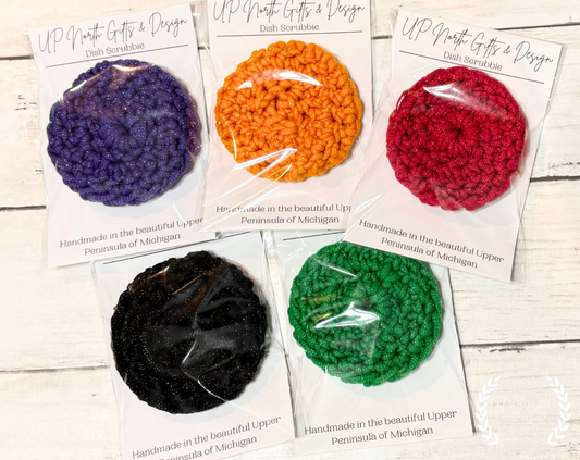 Durable Hand-Crocheted Dish Scrubbies