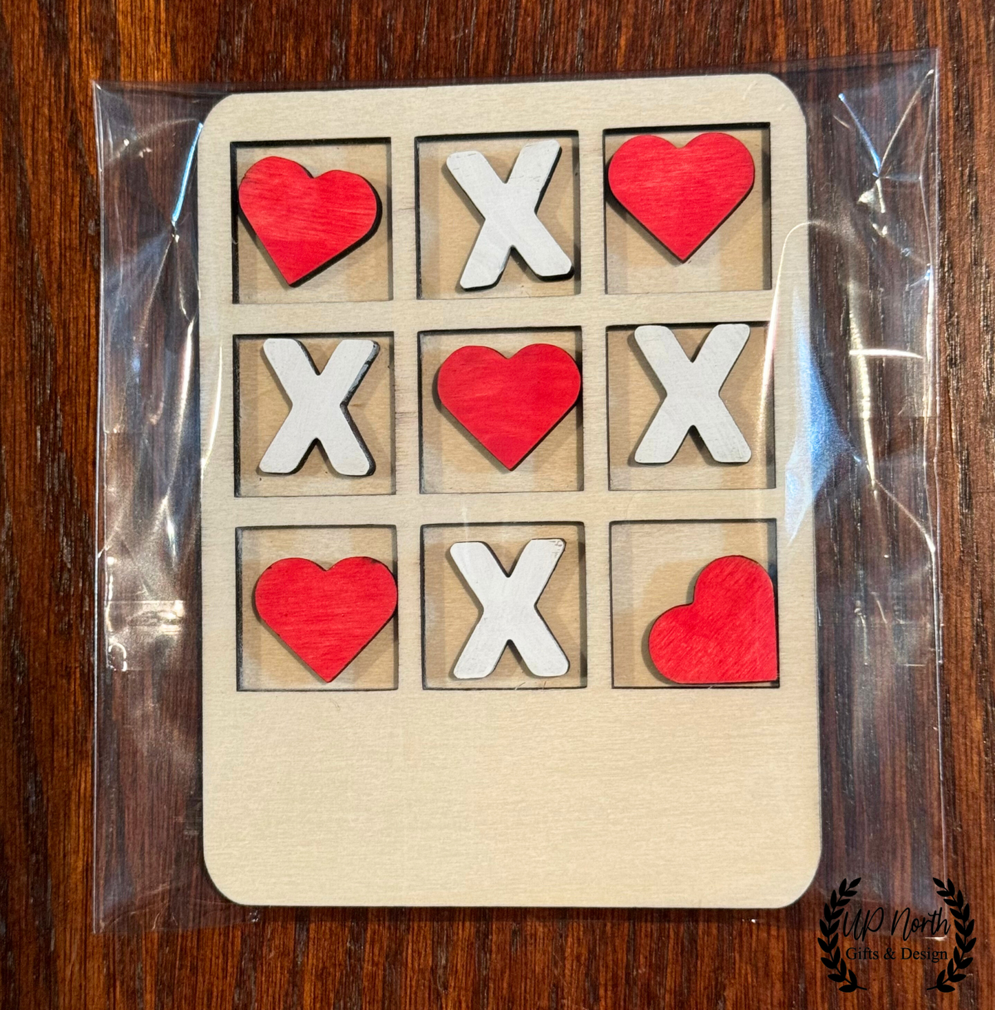 Valentines Day Personalized Tic Tac Toe Board Handout