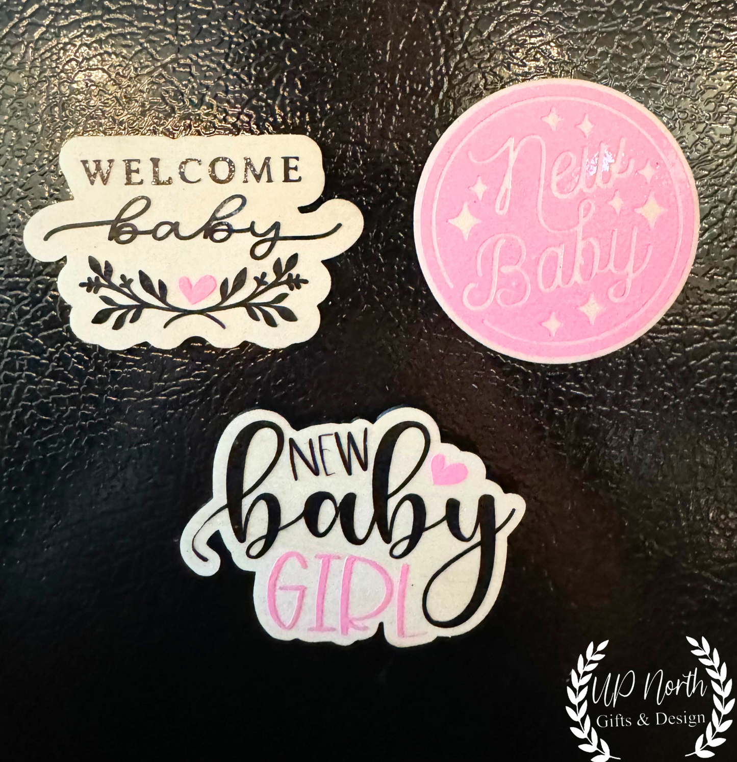 Baby Girl Magnet Set of 3