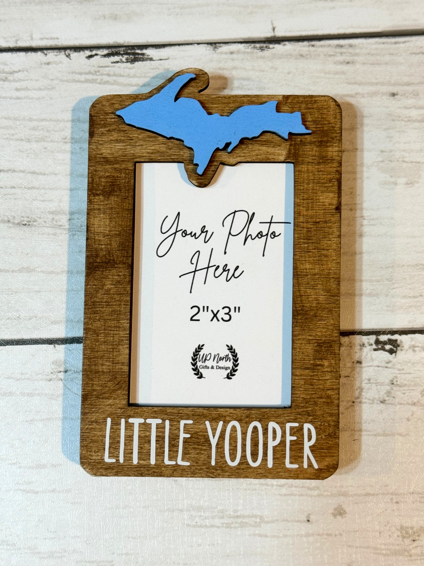 "Little Yooper" Baby Photo Fridge Magnet