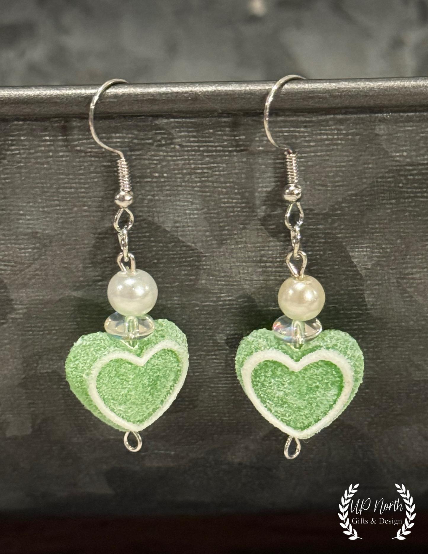 Candy Heart Dangle Earrings