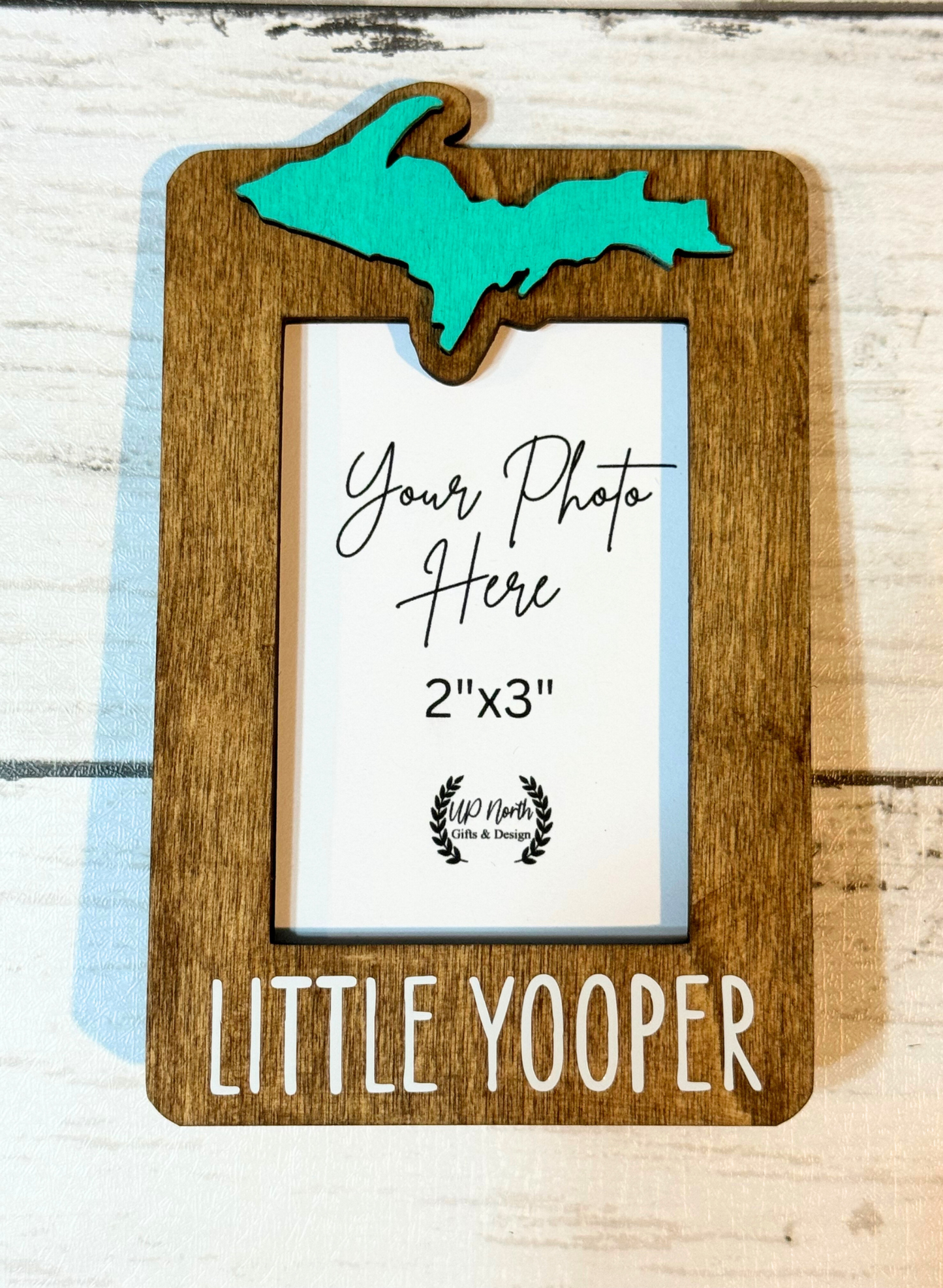 "Little Yooper" Baby Photo Fridge Magnet