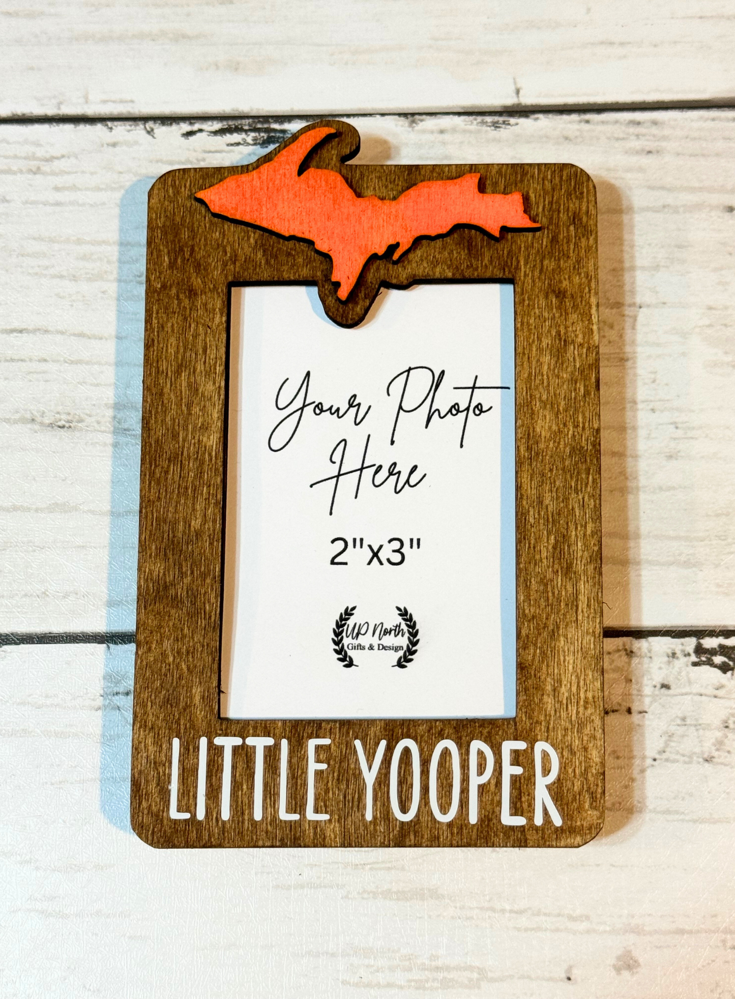 "Little Yooper" Baby Photo Fridge Magnet