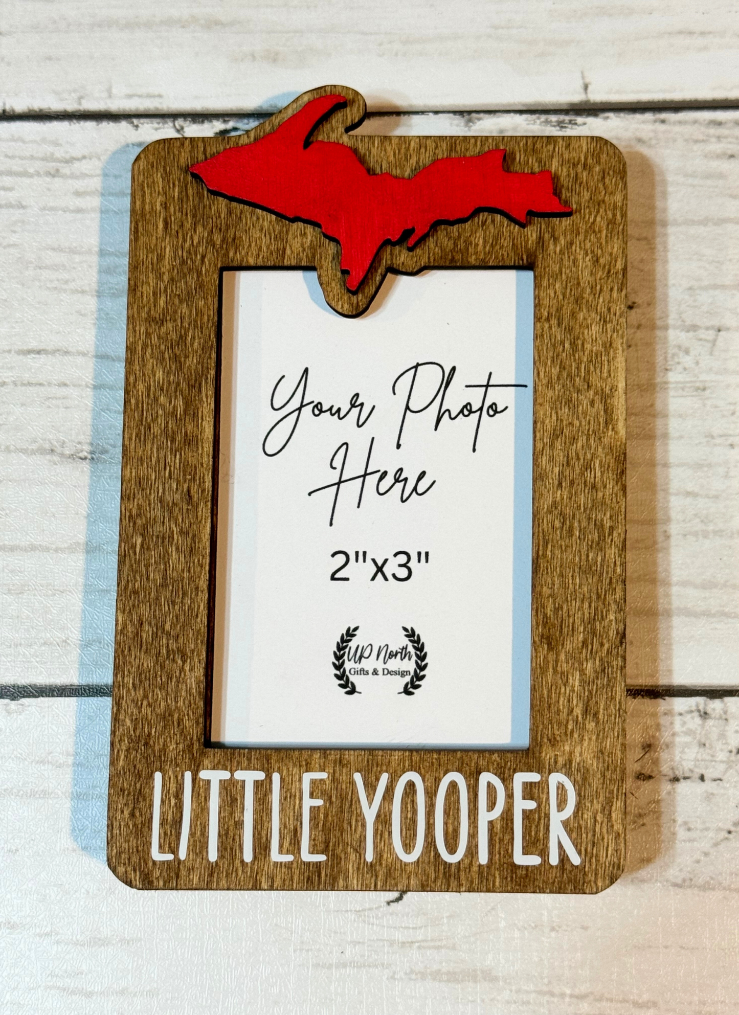 "Little Yooper" Baby Photo Fridge Magnet