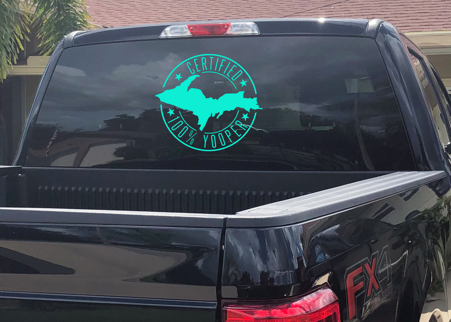 Certified 100% Yooper Permanent Vinyl Decals