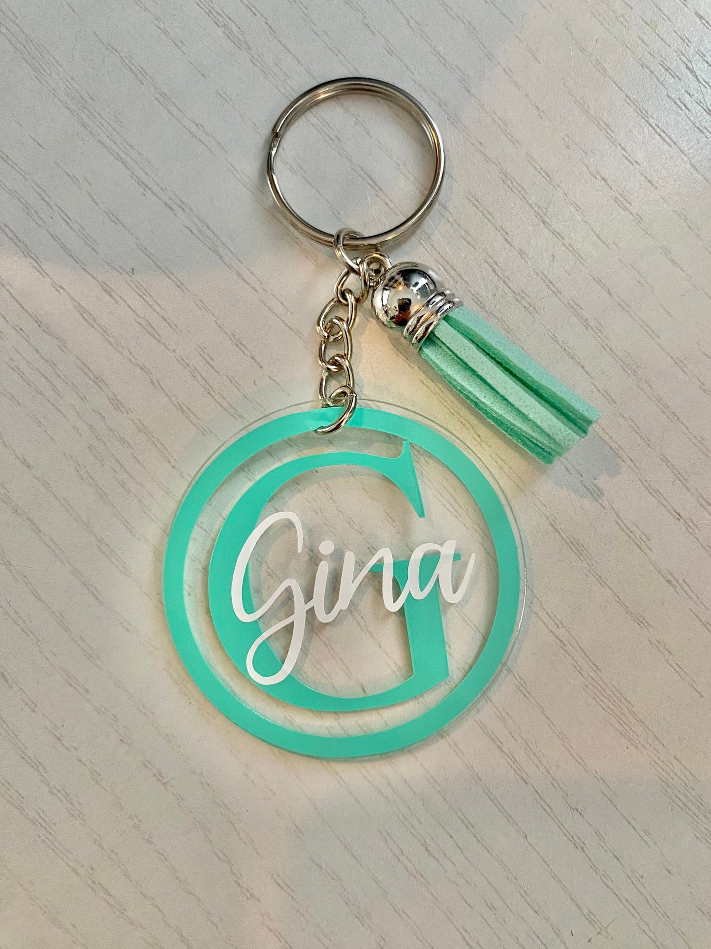 Personalized Monogram Keychains Gift