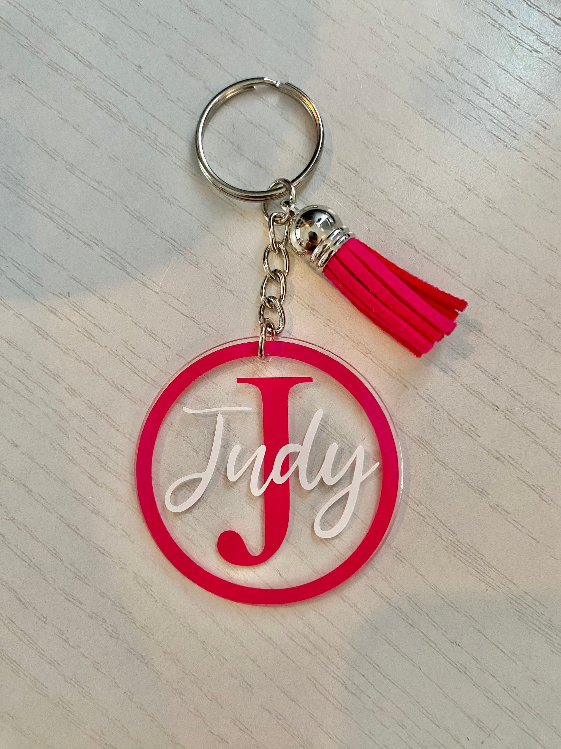 Personalized Monogram Keychains Gift