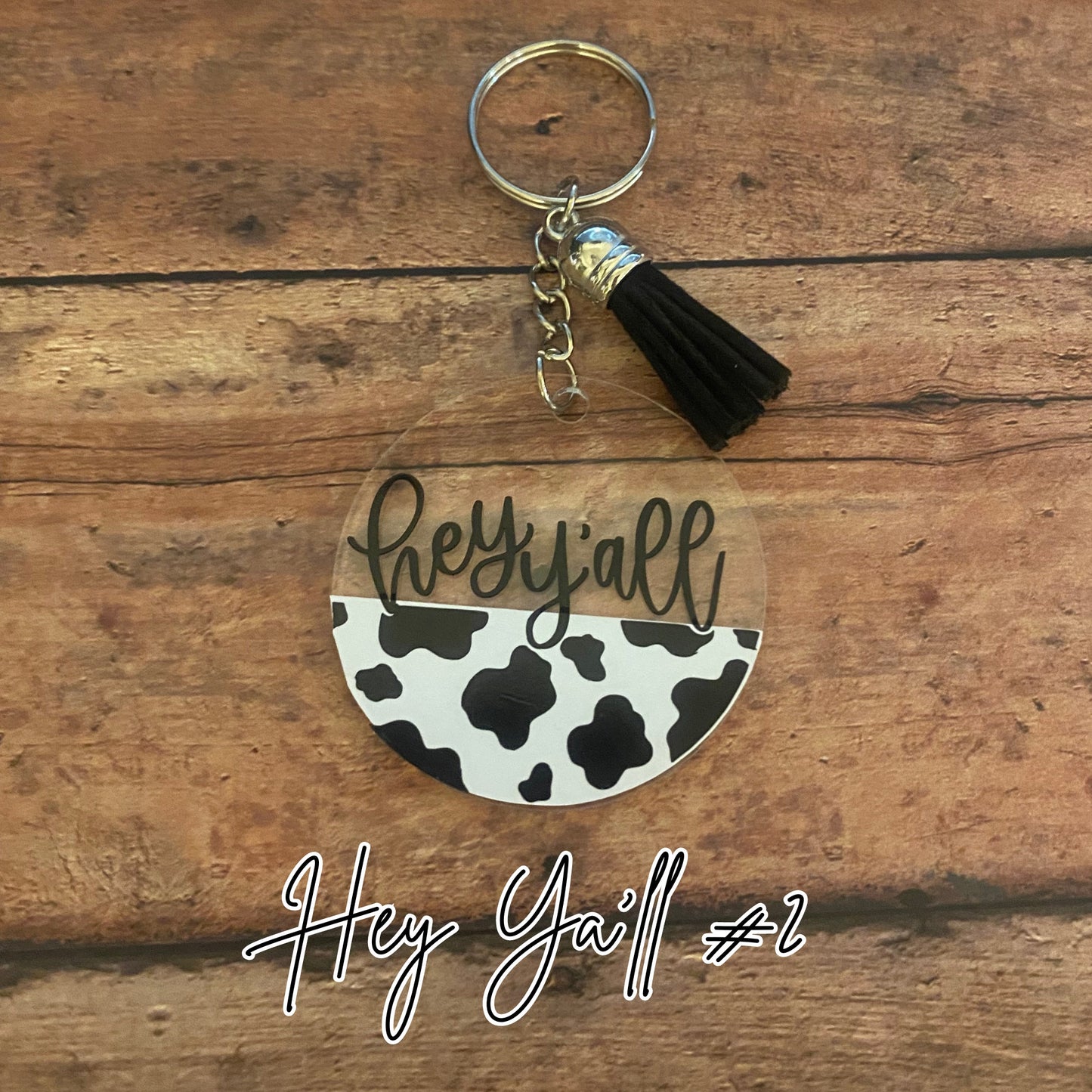 Cow print Keychain Cow print Keyring Cow print Acrylic Keychain Cow print Accessories Mom Keychain Rustic Keychain backpack Tag