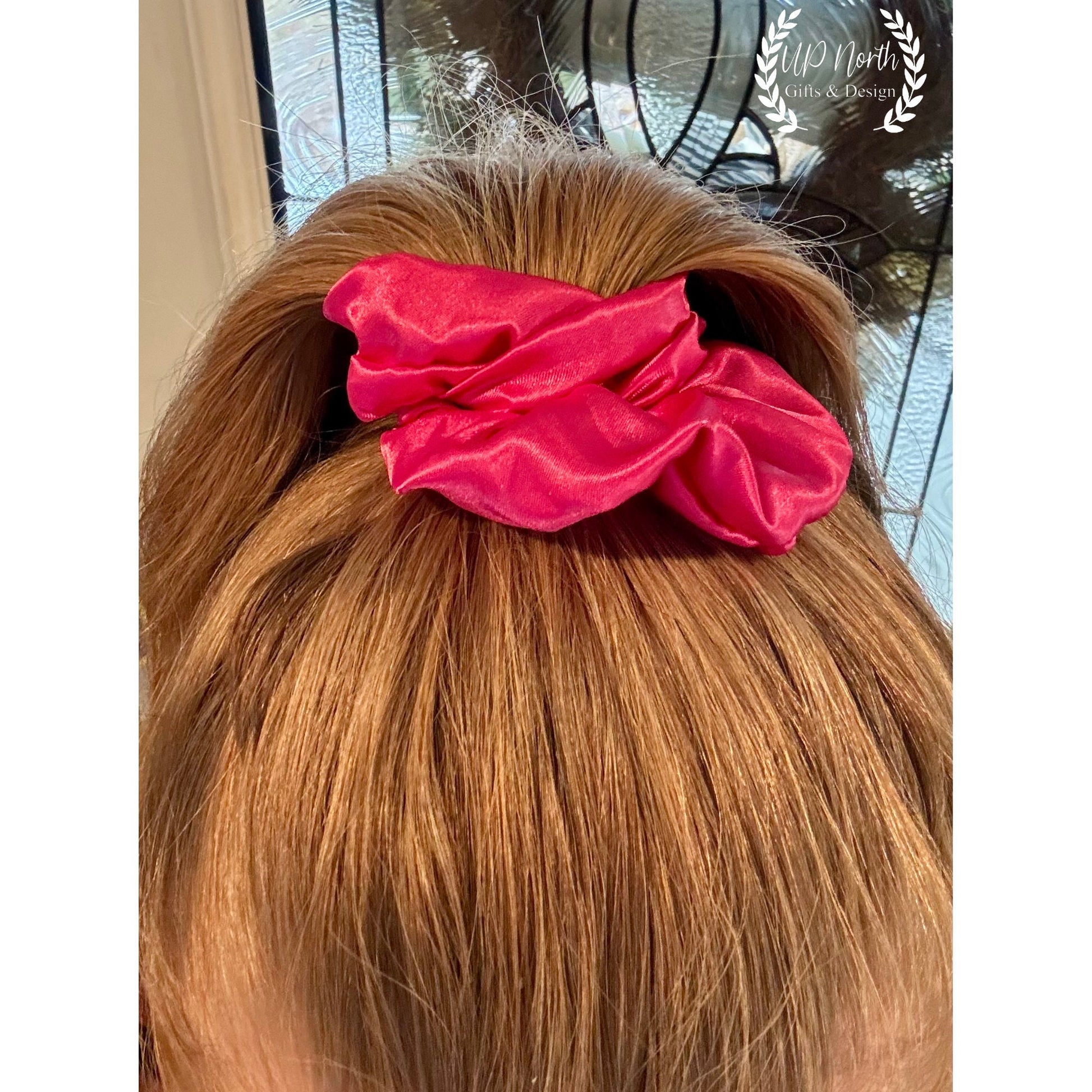 Satin Oversized Scrunchies for Thick Hair Oversized Hairtie Durable Scrunchies Satin Scrunchies Bridesmaid Gifts Satin