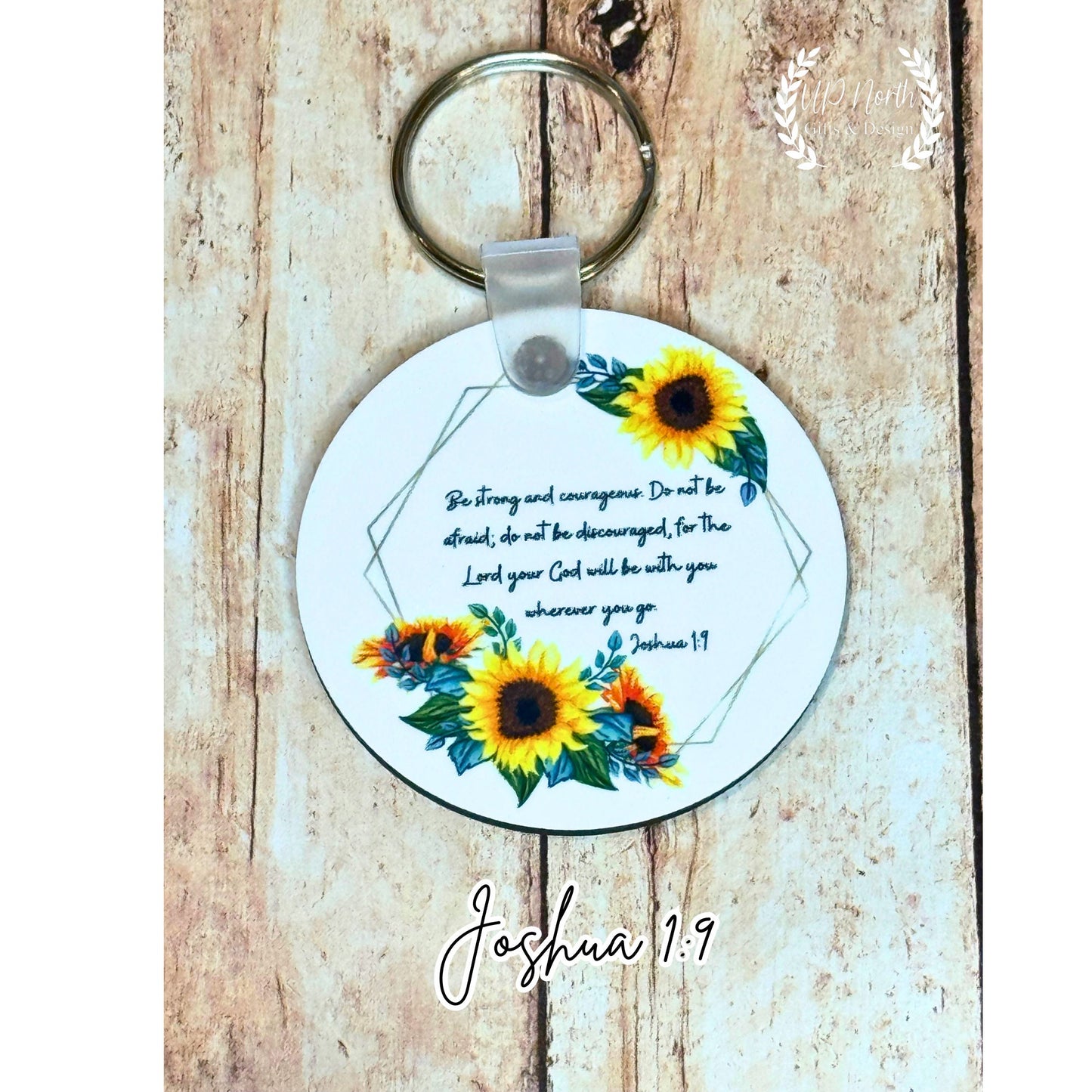 Floral Bible Verse Keychains with Keyring, Bible Verse Keychain, Christian Gift, Religious Gift, Christian Keychain, Religious Keychain