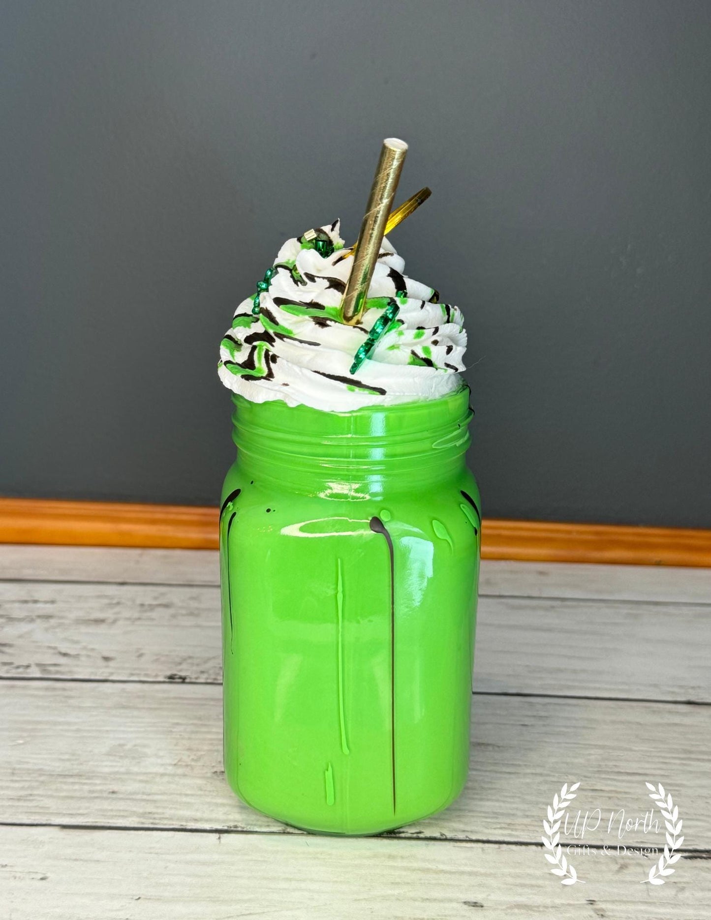 St. Patrick's Day Fake Bake Milkshake Table Decor